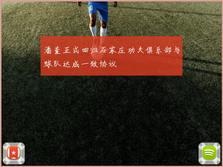 潘奎正式回归石家庄功夫俱乐部与球队达成一致协议